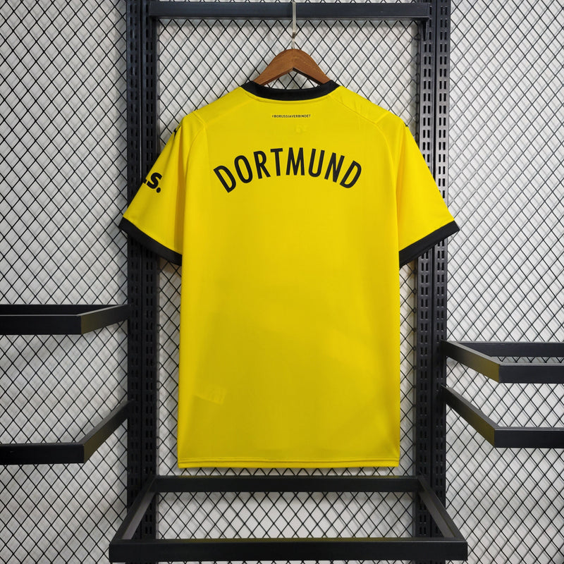 Camisa Borussia Dortmund Home 23/24 - Puma Torcedor Masculina - Lançamento