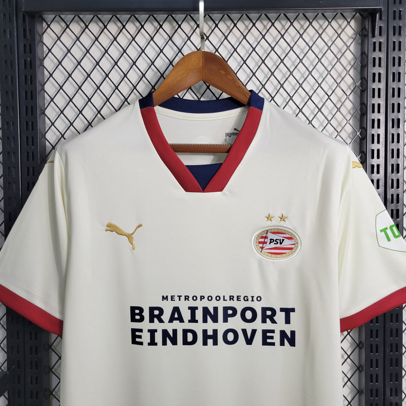 Camisa Psv Away 23/24 - Puma Torcedor Masculina - Lançamento