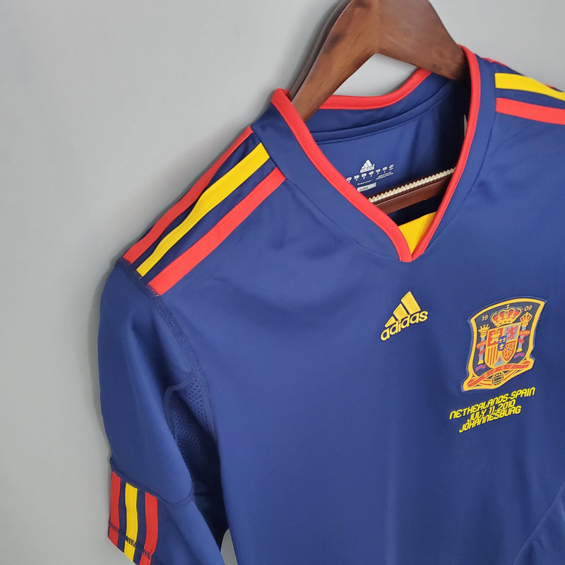 Camisa Espanha Reserva 2010 - Versão Retro