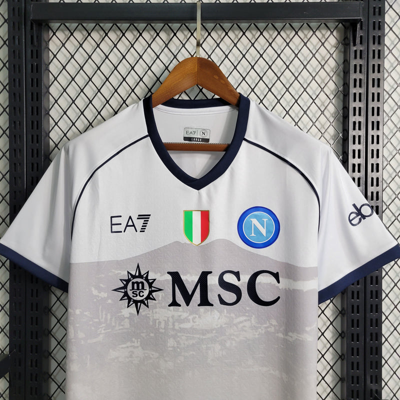 Camisa Napoli Away 23/24 EA7 Torcedor Masculina